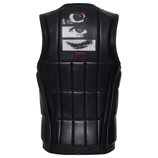 Mystic Anarchy Impact Vest Rückseite mit großem Auge Grafik Design