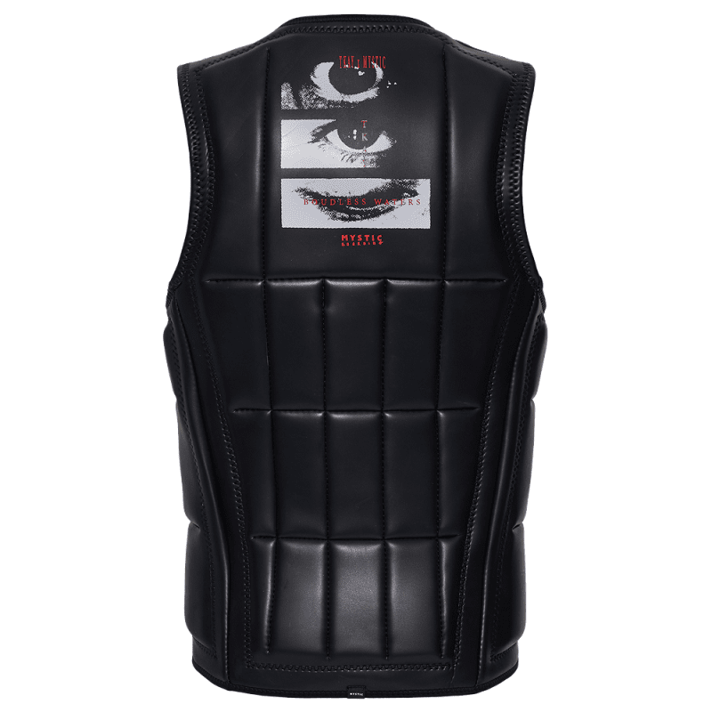 Mystic Anarchy Impact Vest Rückseite mit großem Auge Grafik Design