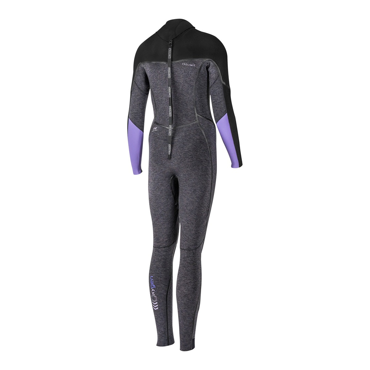 Prolimit Oxygen Steamer V-zip 6/4 Black/Lavender – Ansicht 3