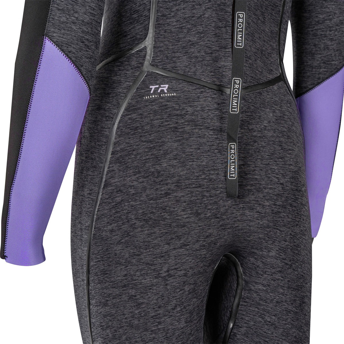 Prolimit Oxygen Steamer V-zip 6/4 Black/Lavender – Ansicht 8