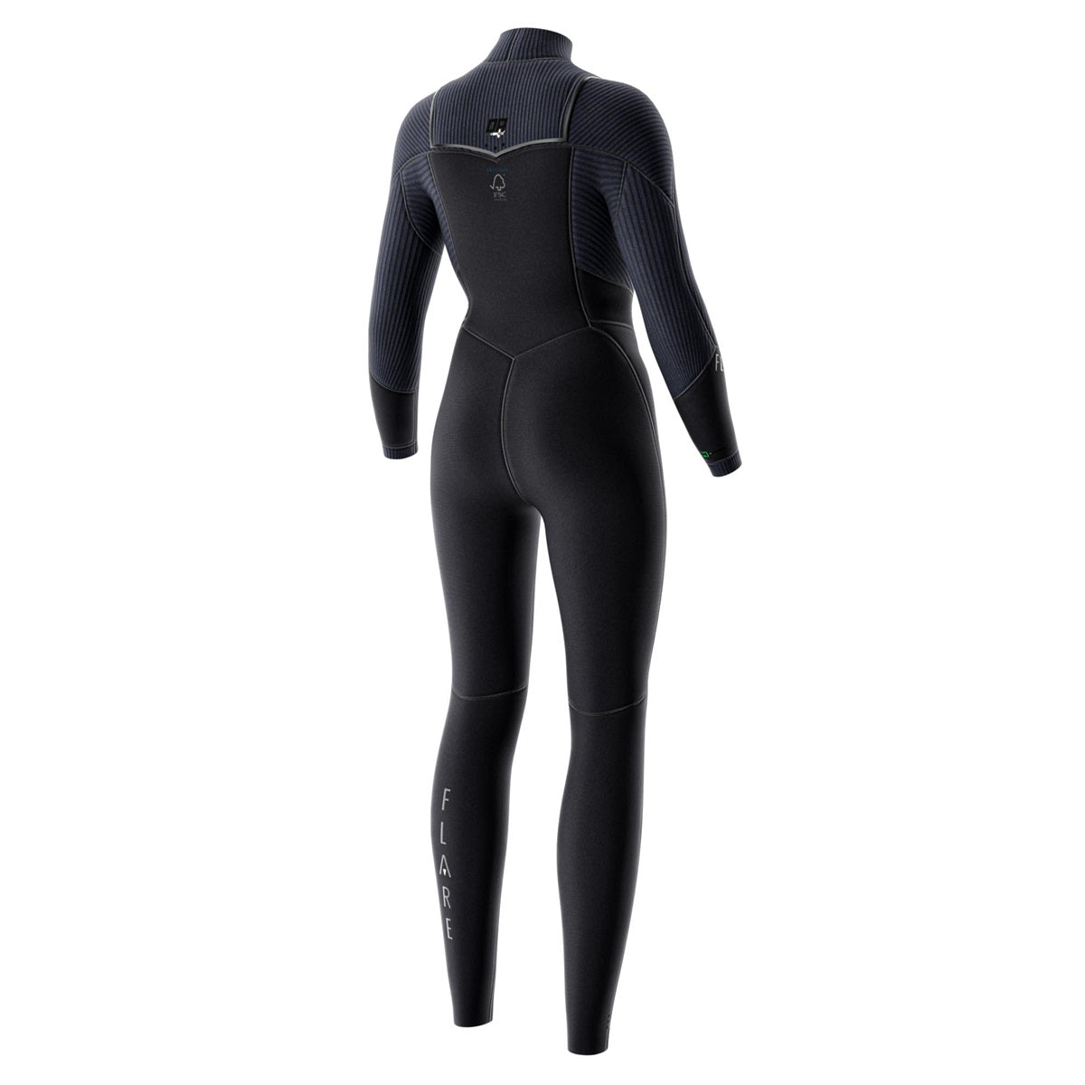 Prolimit Flare Steamer Freezip 5/4 Black – Ansicht 3