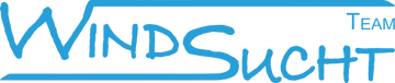 WindSucht Logo Transparent Blue