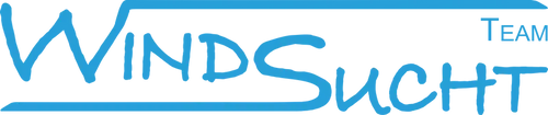 WindSucht Logo Transparent Blue