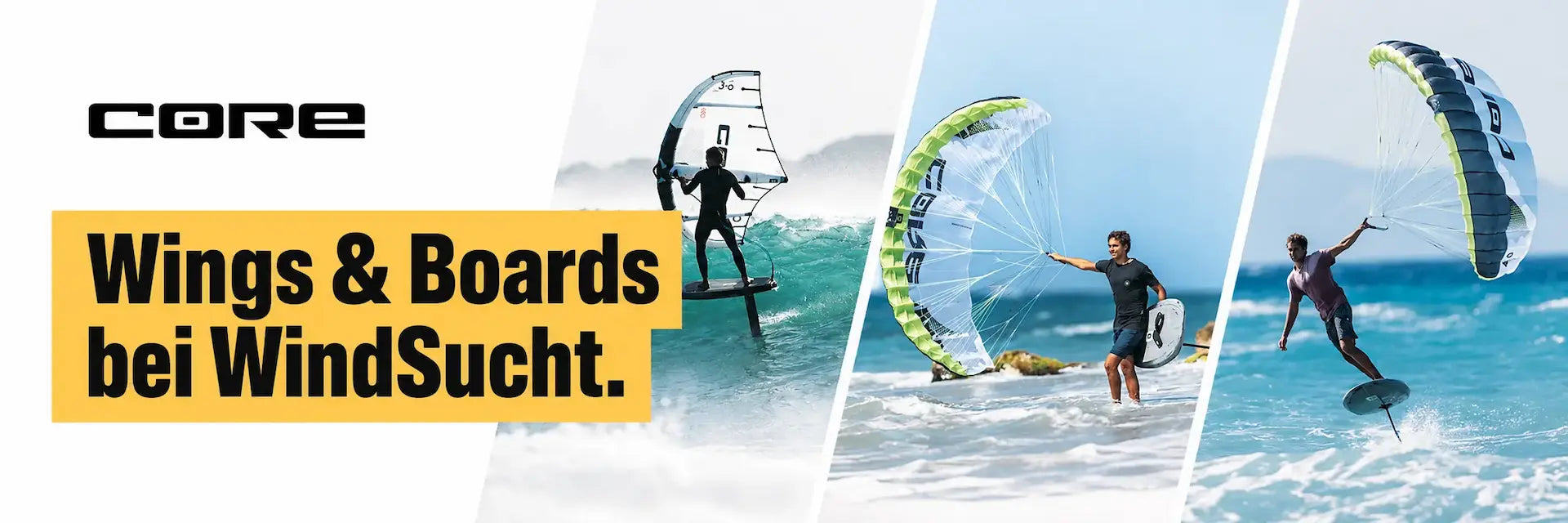 CORE Wings, Parawings mit Core Boards in Aktion