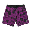Mystic Ripple Movement Boardshort Sunset Purple 36