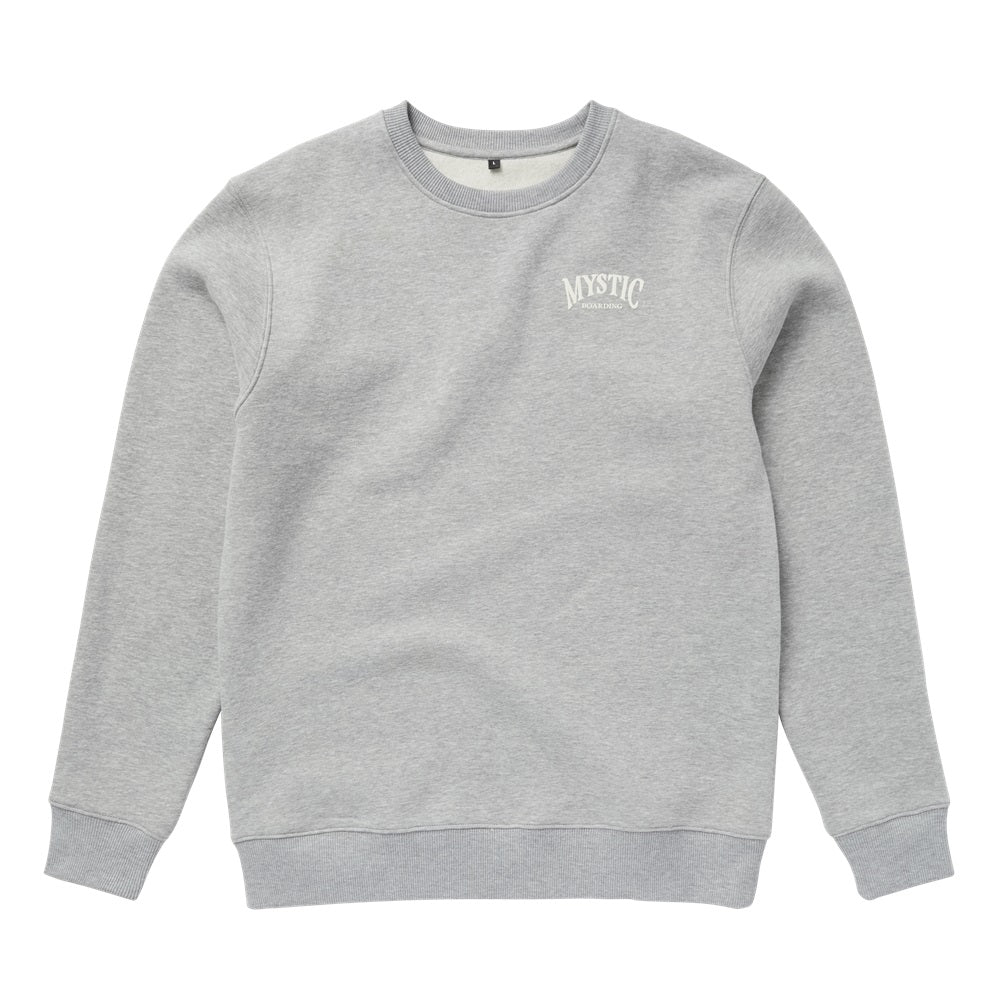 Mystic Ethos Crew Sweat Light Grey Melee