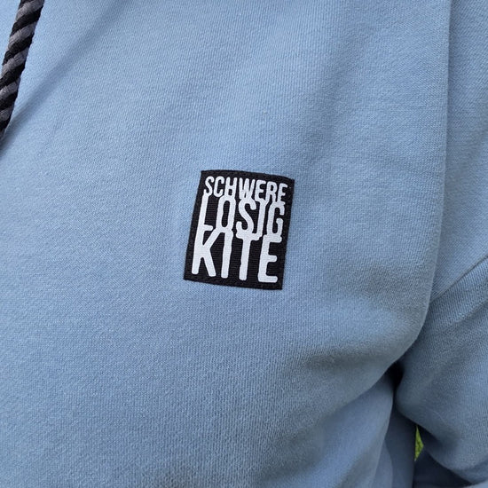 Schwerelosigkite Hoodie Wind Waves Blue