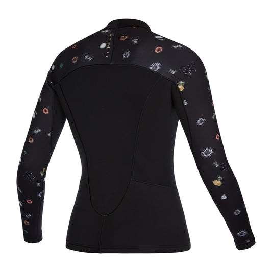 Mystic Diva L/S Vest Neoprene 2mm Women Black