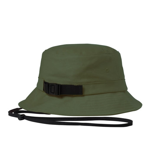 Mystic Quickdry Bucket Hat Dark Olive S/M