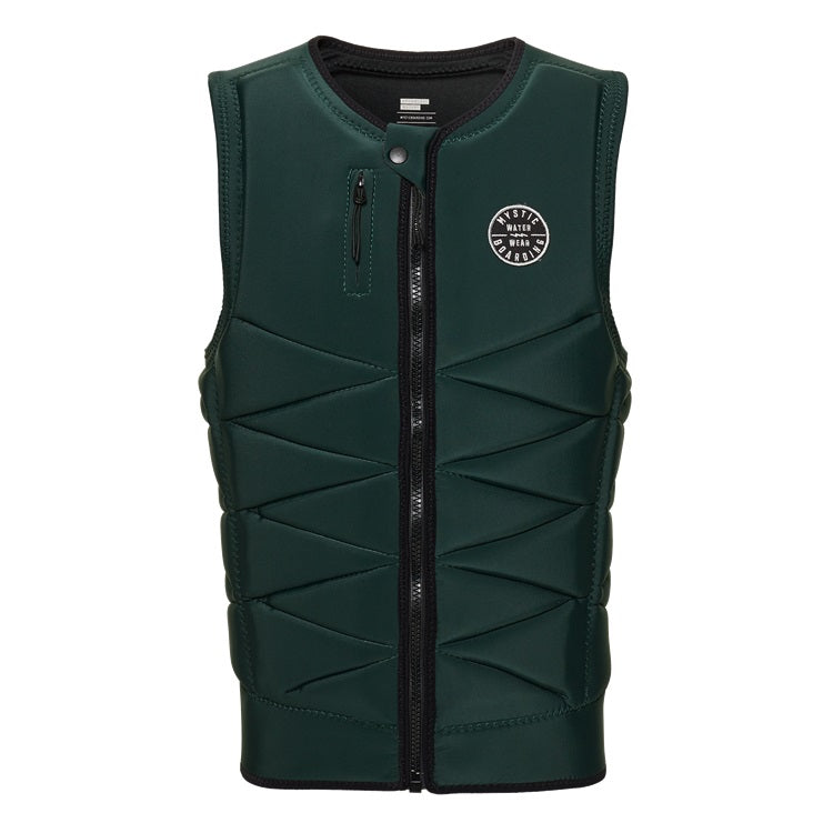 Mystic Outlaw Impact Vest Fzip Wake Dark Leafin XL