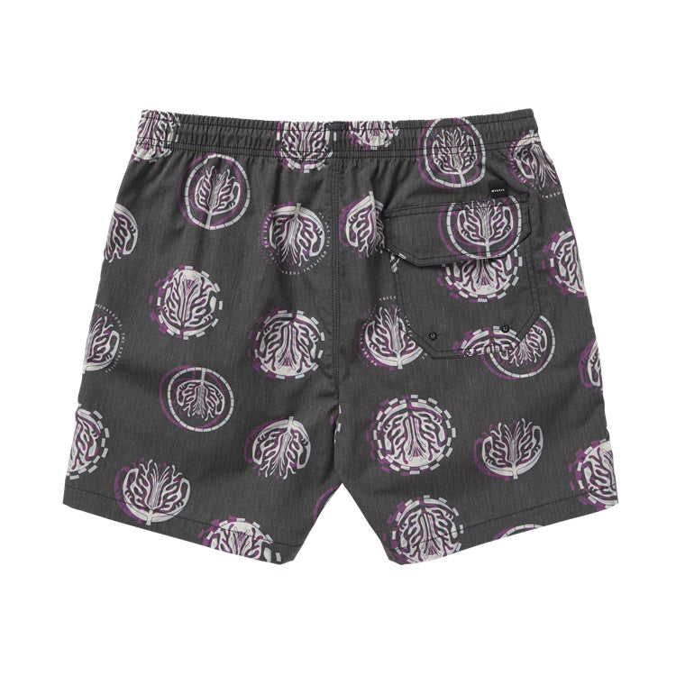 Mystic Artwork Swim Boardshort Deep Purple