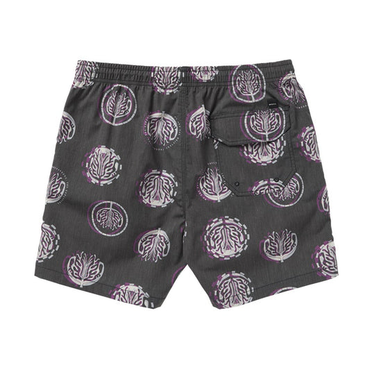 Mystic Artwork Swim Boardshort Deep Purple