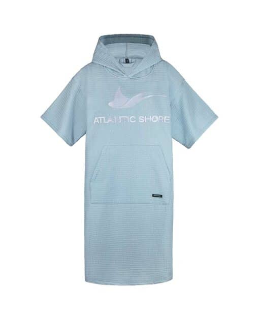 Atlantic Shore Surf Poncho Travel Light Blue