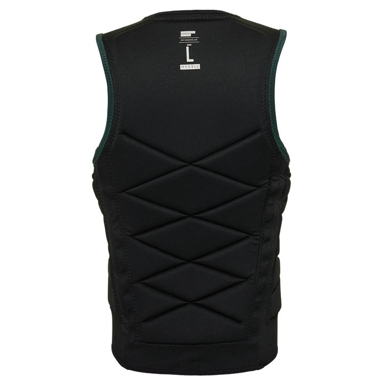Mystic Outlaw Impact Vest Fzip Wake Dark Leafin XL