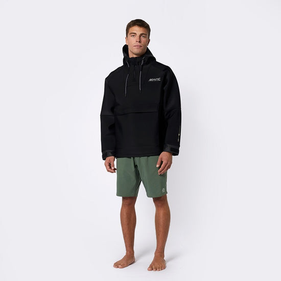 Mystic Fury Neoprene Hoodie 3/2mm Black