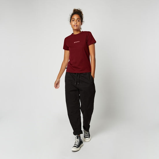 Mystic Brand Tee Women Merlot