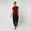 Mystic Brand Tee Women Merlot