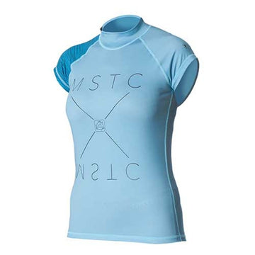 Mystic Mendina Rash Vest Capsleeve Women Mint
