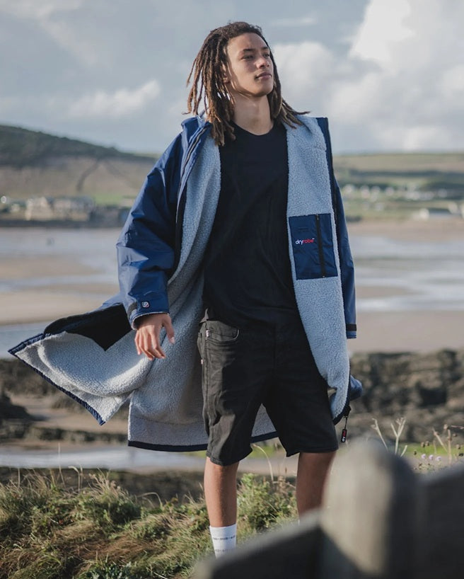 Dryrobe Advance LS Poncho Navy Grey