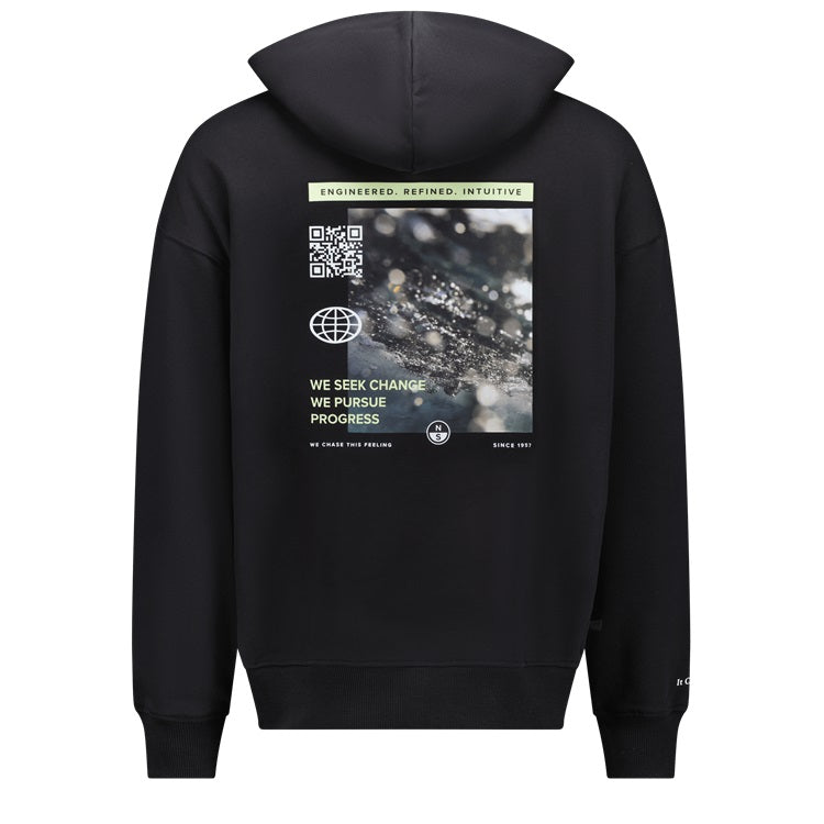 North Progress Hood Sweat Black