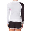 Mystic Maori Rash Vest L/S Women White Black