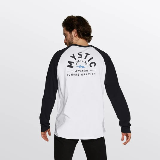 Mystic Lowe Langarm Tee Black White