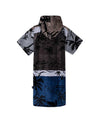 Atlantic Shore Surf Poncho Palm Tree Navy Grey