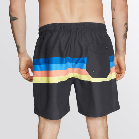 Mystic Stripe Swim Boardshort Rainbow
