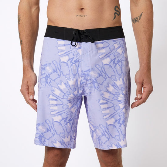 Mystic Tie Dye Performance Boardshort Pastel Lilac