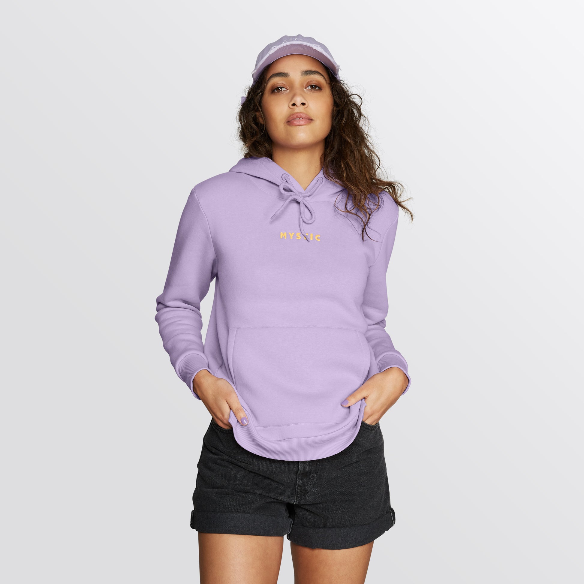 Mystic Brand Hoodie Sweat Women Pastel Lilac