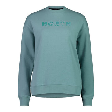 North Line Up Sweater Mineral Blue