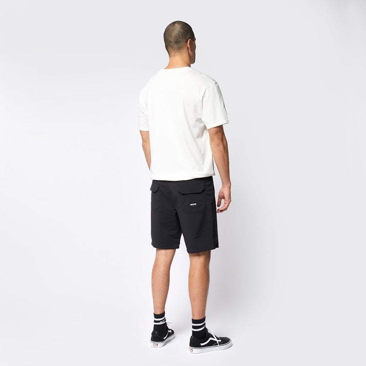 Mystic Trail Hybrid Boardshort Black