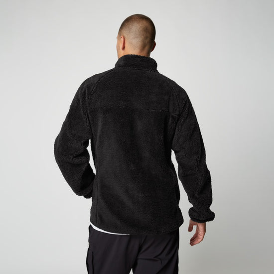 Mystic DTS Teddy Zip Thru Sweat Black