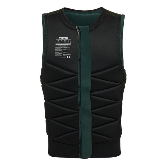 Mystic Outlaw Impact Vest Fzip Wake Dark Leafin XL