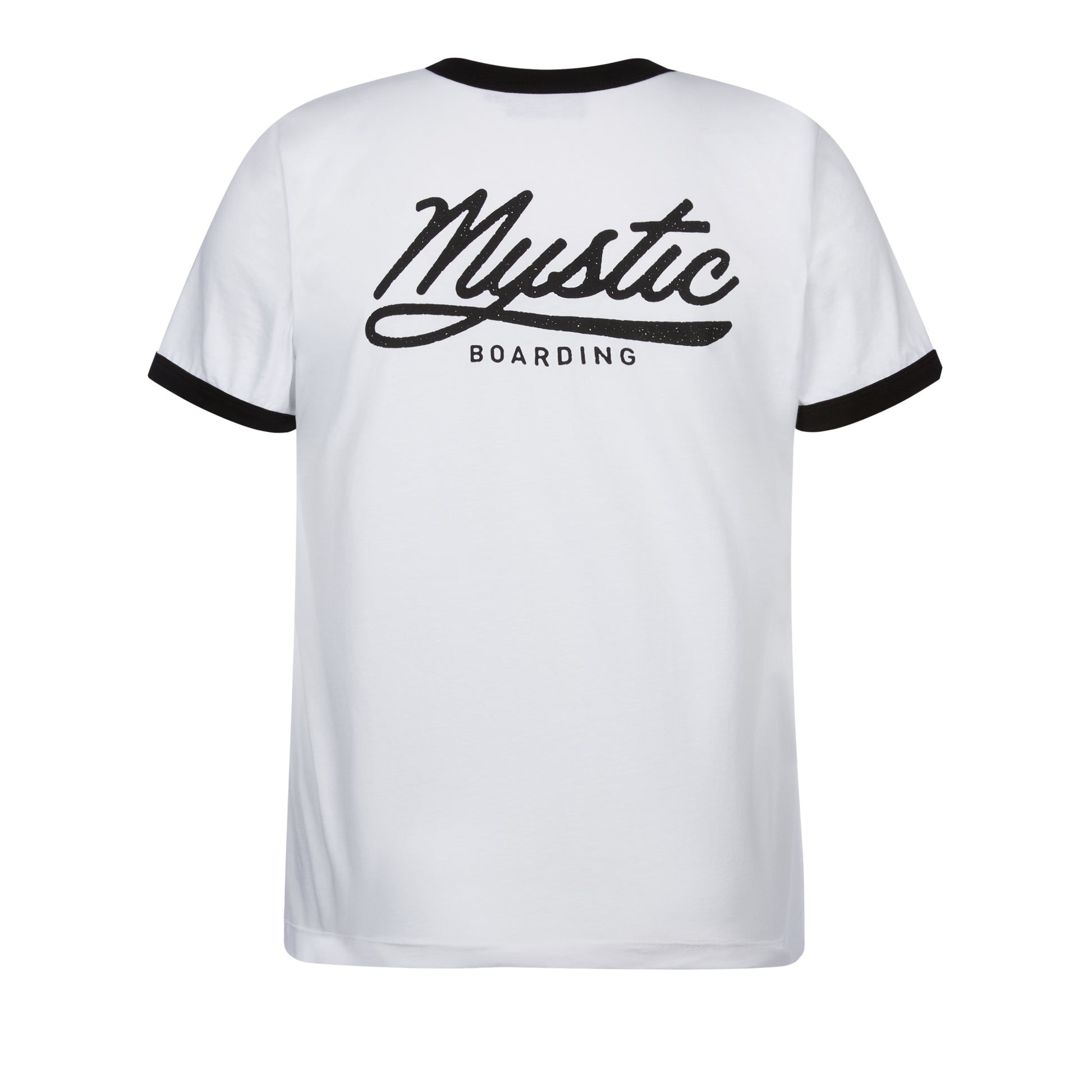 Mystic Classic Ringer Tee Women White