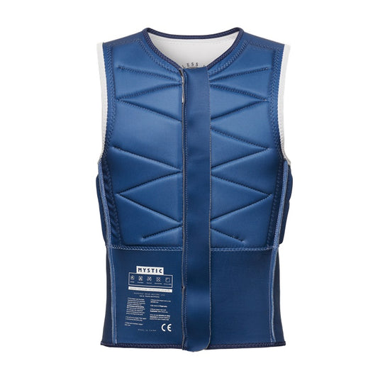 Mystic Outlaw Impact Vest Fzip Off White