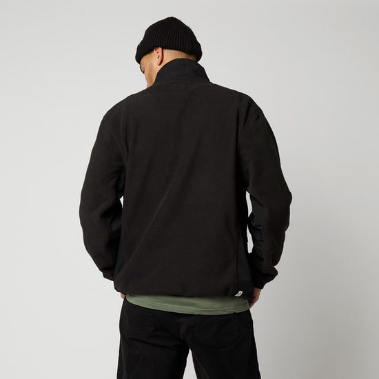 Mystic DTS Teddy Zip Thru Sweat 2024 Black