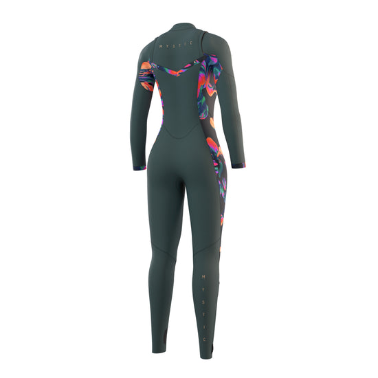 Mystic Dazzled Fullsuit 5/3mm Fzip Dark Leaf