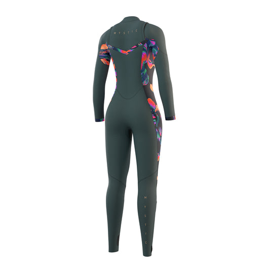 Mystic Dazzled Fullsuit 5/3mm Fzip Dark Leaf
