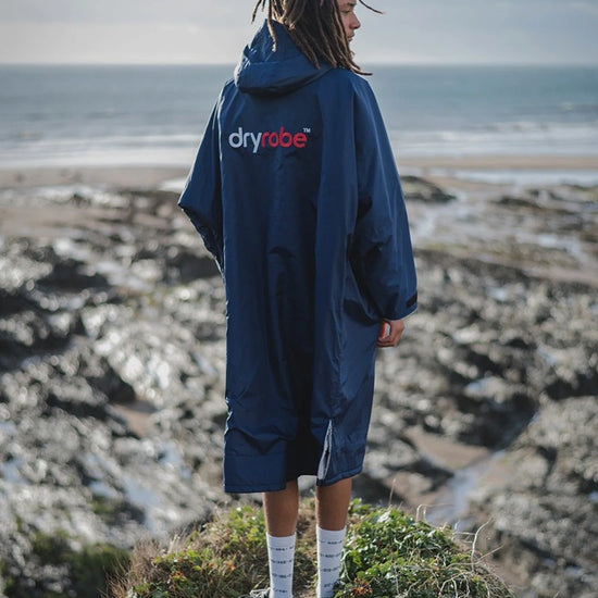 Dryrobe Advance LS Poncho Navy Grey