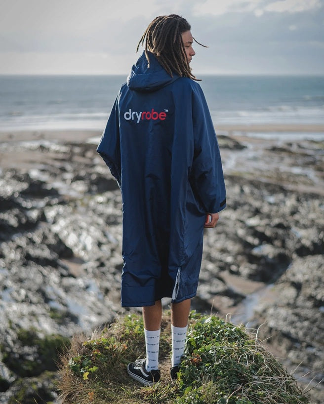Dryrobe Advance LS Poncho Navy Grey