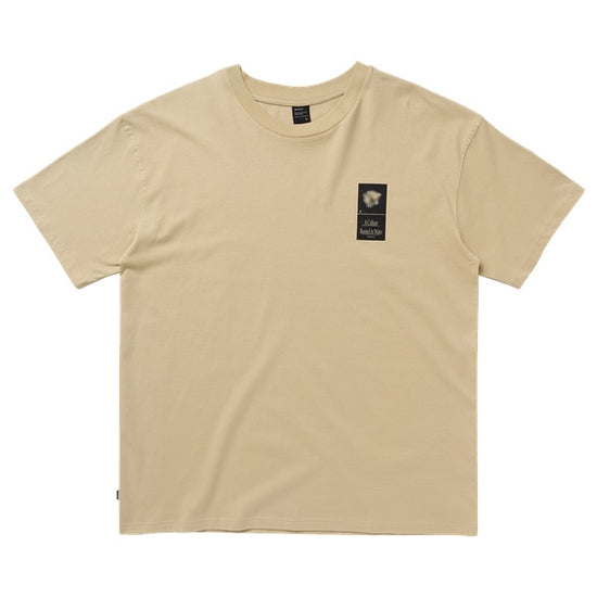 Mystic Pansy T-Shirt Pale Khaki