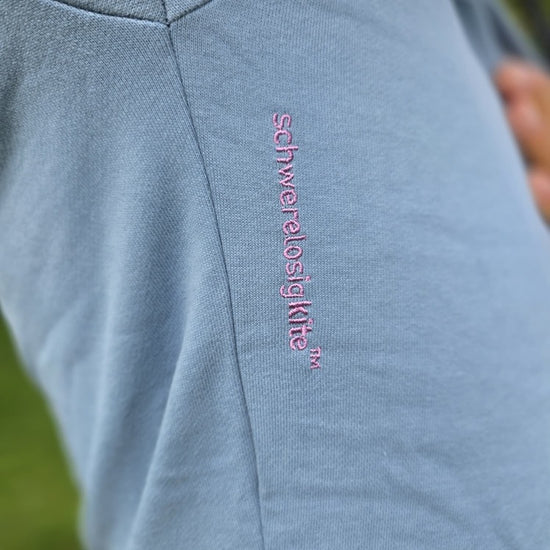 Schwerelosigkite Hoodie Wind Waves Blue