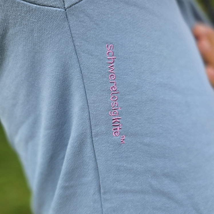 Schwerelosigkite Hoodie Wind Waves Blue