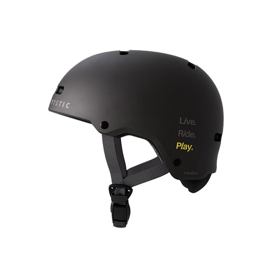 Mystic Vandal Pro Helmet Dirty Habits Black Yellow
