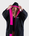 Dryrobe Advance LS Poncho Black Pink