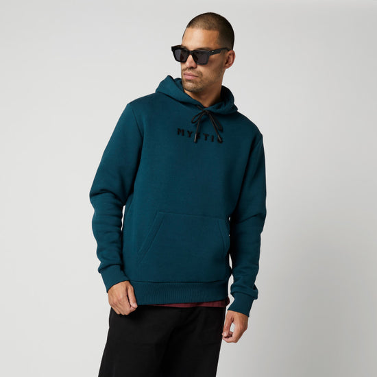 Mystic Icon Hood Sweat Ocean Green