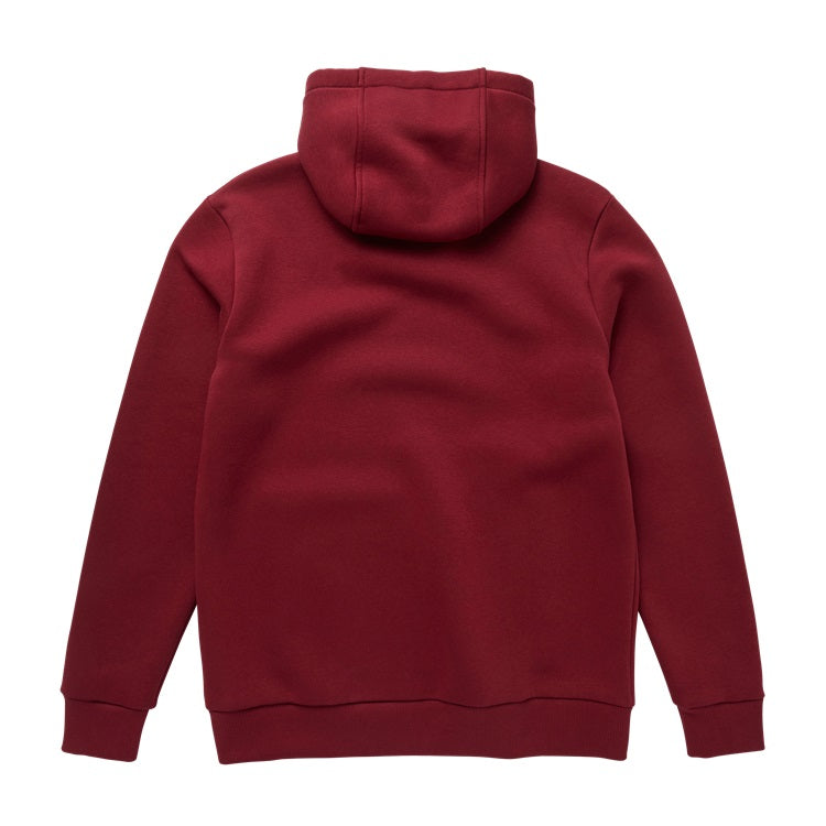 Mystic Brand Hood Sweat Merlot von hinten