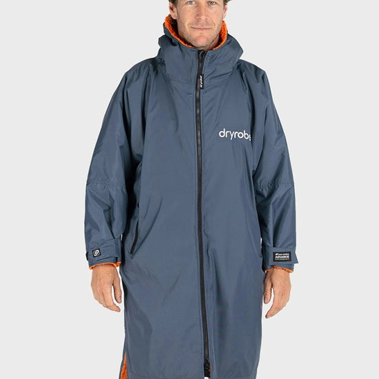 Dryrobe Advance LS Poncho Dark Grey Orange