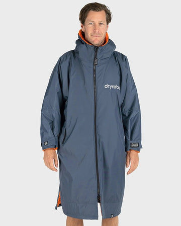 Dryrobe Advance LS Poncho Dark Grey Orange
